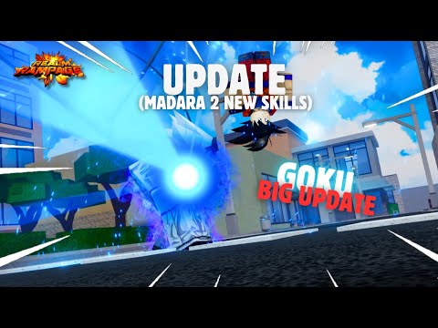 BIG UPDATE FOR GOKU! MADARA 2 NEW SKILLS! (Realm Rampage)