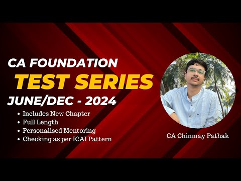 TEST Series CA Foundation @ 999 June/Dec 2024 #cafoundation #testseries #caexams #icai