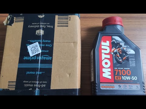 Motul 7100 4T 10W50 Fully 100% Synthetic Engine Oil Unboxing l In Amazon