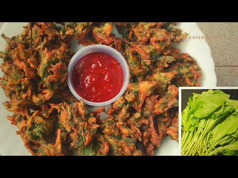 Palakura Pakodi Recipe in Telugu|Crispy Palak Pakoda | Spinach Snack Recipe|Tasty evening snack