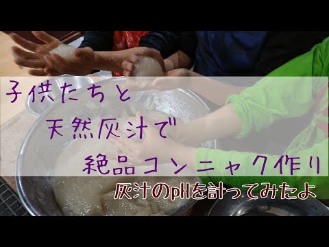 （２０２１.１.５）天然灰汁こんにゃくづくり/たねの学校