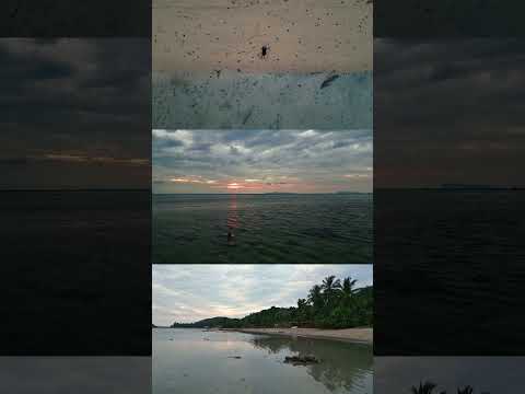 Koh Samui Sunset Spectacle: Breathtaking Drone Footage During Dusk