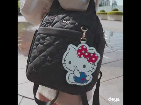 deya 凱蒂kitty奧黛麗赫本抗菌 小後背包