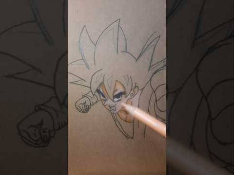 Goku Drawing Part 1 Dragon Ball #shorts #dragonball #goku #animedrawing #anime #dragonballz