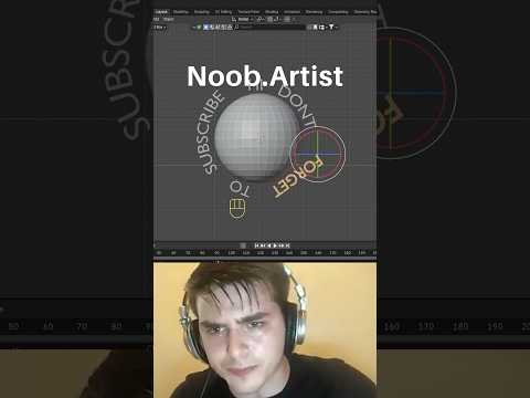 Noob vs Pro artist: Text on curve #blendertutorial #blender #blendercommunity #blender3d #b3d