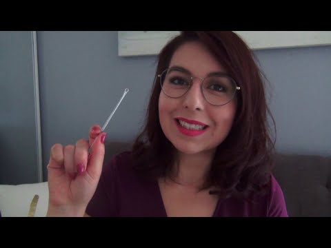 ASMR Facial Treatment (focusing on nose)