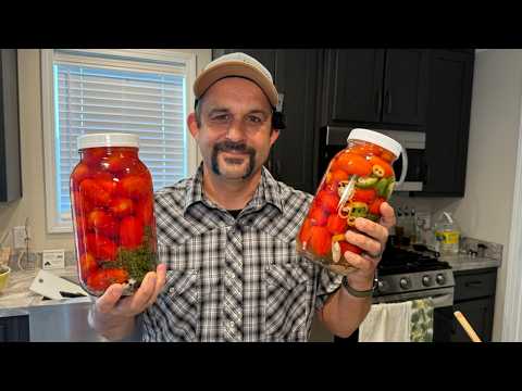 Pickled Tomatoes.  These Tomatoes will last for MONTHS!