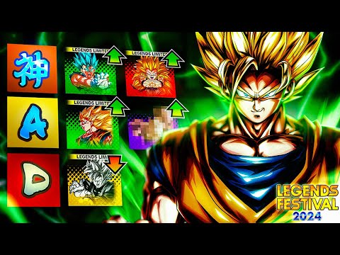 (LEGENDS FESTIVAL 24' PART 2 EDITION!) MY TOP 10 BEST UNITS IN DRAGON BALL LEGENDS!