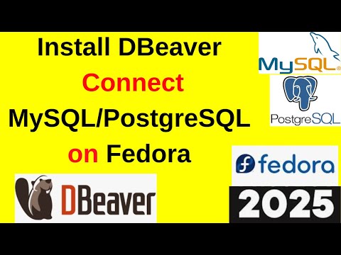 Unlock Databases Like a Pro: Install DBeaver 24 on Fedora Linux in  5 Minutes | Dbeaver Linux| 2025