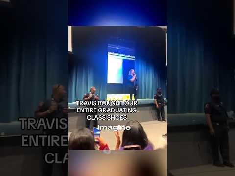 Travis Scott surprises highschool students with Unreleased $1,000 Jordans?!