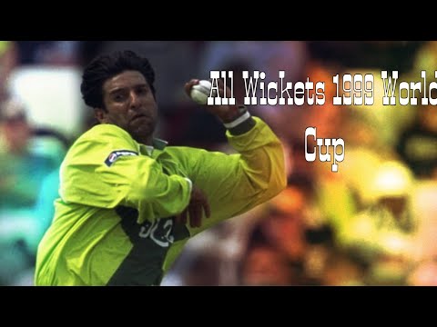 Wasim Akram All Wickets  In 1999 World Cup▫️RARE ▫️