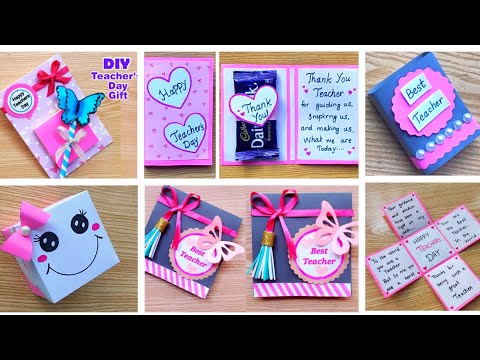 5 Amazing DIY Teacher's Day Gift Ideas | Happy Teacher's Day Crafts | Teachers Day Gifts 2024