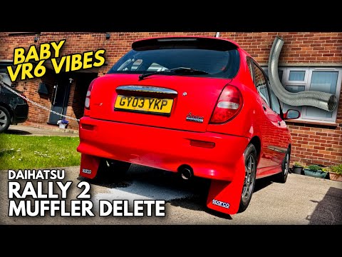 Couldn't Be Happier! | Daihatsu Sirion Rally 2 Muffler Delete | Storia Rally | 1.3 K3VE2 Exhaust