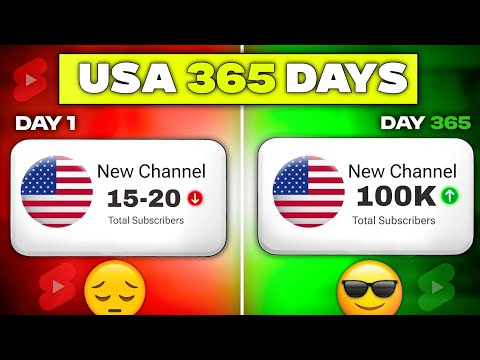 I Tried USA Shorts For 365 Days | 10 Million Views in 90 days 😎 | ( Shocking Result 😍 )