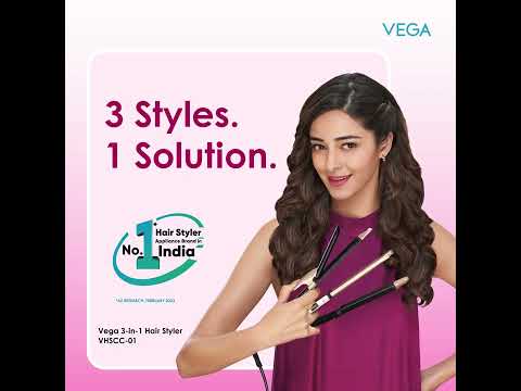 It's time to find your perfect match, with the Vega 3-in-1 Hair Styler.