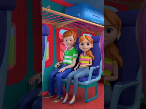 Wheels on the Train #shorts #trending #viral #explore #bus #vehicle #cartoon