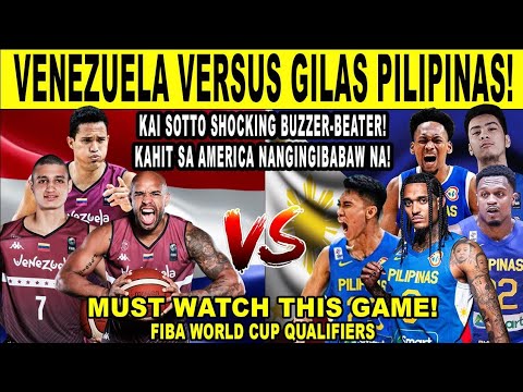 GILAS PILIPINAS vs VENEZUELA - Kai Sotto NBA Caliber! Hindi Mapigilan Tumira sa Clutch Shot! FIBA 2k