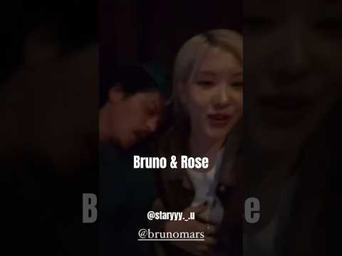 Rosie with Brunomars 🫶🏻 #rose #brunomars #bruno #kpopidol #kpopfandom #kpopedit #kpopshorts #kpop