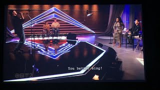 Jennifer Hudson throws shoe at Sofronio Vasquez 😂 | The Voice Knockouts Day 3 (11/18/24)