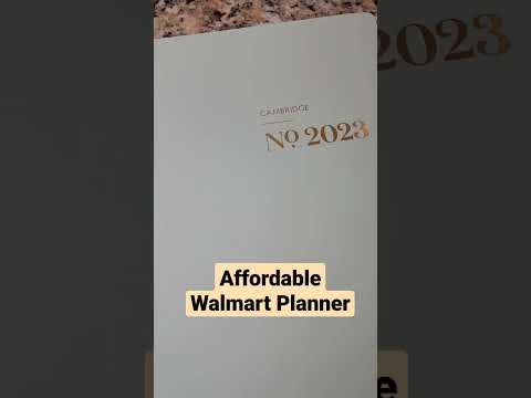 New Affordable Walmart Planner| Great for moms #2023planner #planwithme