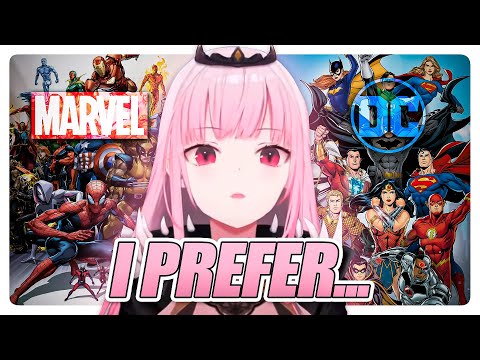 Which does Calli prefer, Marvel comics or DC comics? | Hololive EN Clip