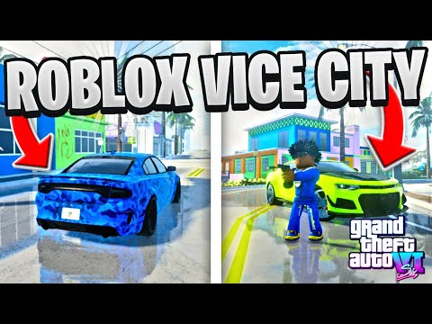 I CAUGHT MY OPPS LACKING IN THIS VICE CITY ROBLOX HOOD GAME