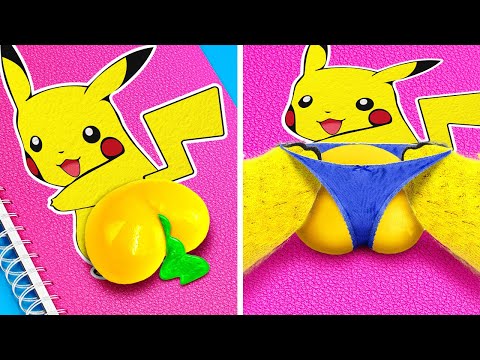 Extreme HACKS for POKEMON! Amazing Tricks and Crafts from PIKACHU by La La Life Emoji