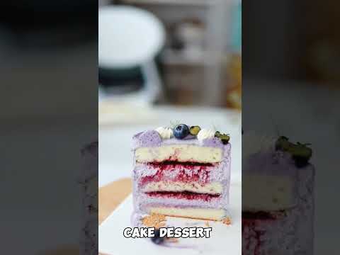 118- blueberry, cut off your. #desset #cake #food #shorts