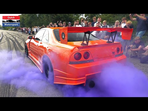 1000HP Nissan Skyline B334R - Drifting & Burnouts!