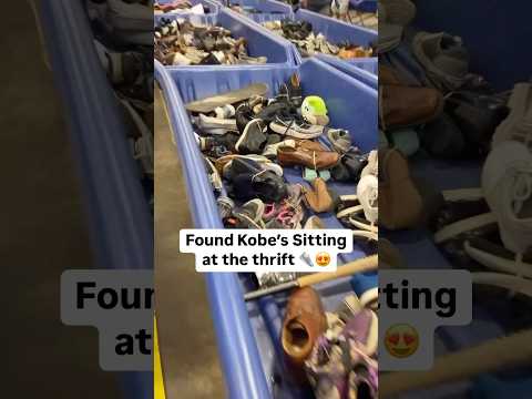 Kobes sitting at the thrift 👀 #sneakers #sneakerhead #thrift #thrifting #shorts