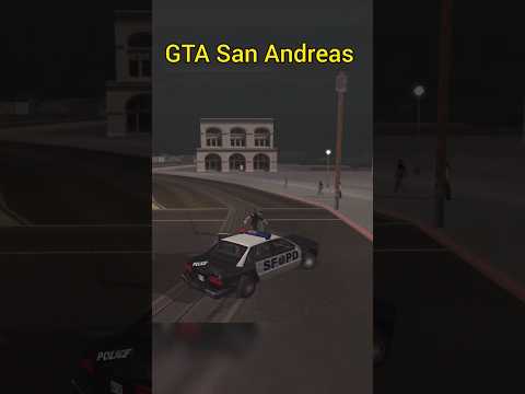 CJ TRYING TO DOMINATE POLICE IN GTA SAN ANDREAS #gtasanandreas #shorts