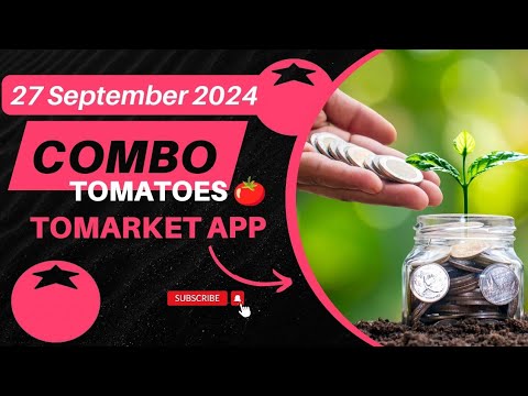 Tomarket 🍅 App Combo 27 SEP 2024 | Crypto Airdrops Official