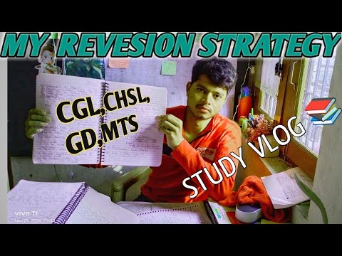 SSC CGL,CHSL 📚 REVISION STRATEGY|HOW TO DO REVISION 🔥💯 STUDY VLOG 📚