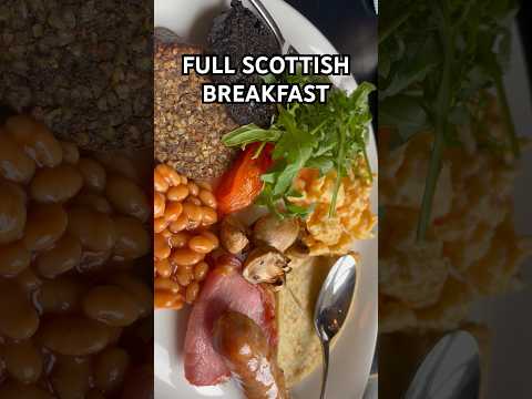 FULL SCOTTISH BREAKFAST | Scotland, UK #shorts #scottishfood #shortvideo