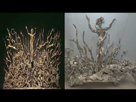 La Resurrezione - Aluminum Foil Sculpture