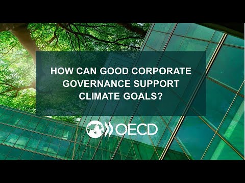 How can good corporate governance support climate goals?