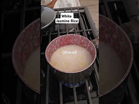 How to make White Boiled Jasmine Rice on stove top. #cookingasmr #simplerecipe#mealsforbusyparents