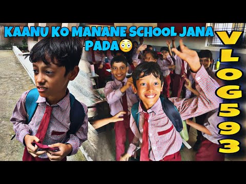 Kanha ko manane school gaya 😍❤️