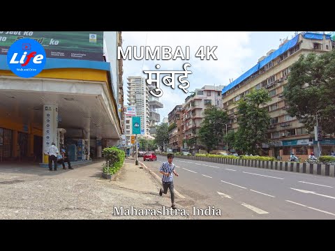 Walking in Mumbai - Pedder Road - India Walking Tour 4K HDR