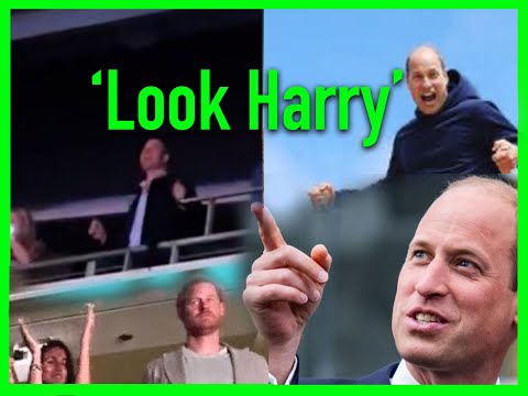 'LOOK HARRY' THAT'S  ENJOYING A CONCERT. PRINCE WILLIAM'S RELIEF & JOY AS HE SHAKES IT OFF!