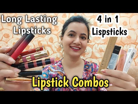 Amazon Wedding Special Lipsticks Haul 💕/ 4 in 1 Lipstick  / Neema's Corner