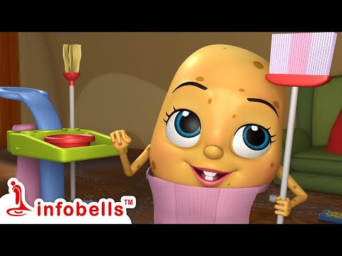 পরিষ্কার করা পরিষ্কার করা - Clean Up Song | Bengali Nursery Rhymes for Children | Infobells