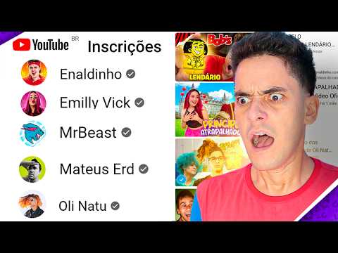 Esses são os vídeos MAIS VISTOS dos Youtubers