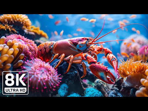 Ocean Serenity 8K - Tranquil Marine Life and Vibrant Coral Reefs