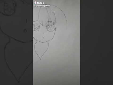 Drawing a cute anime girl | Loli | #shorts