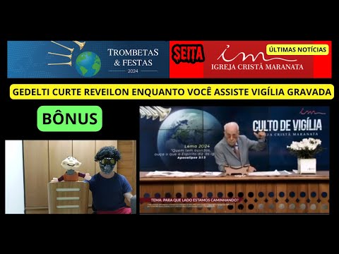 Gedelti Transmite Vigília Gravada EP190 #areligiaocerta