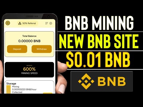 New BNB Earning Bot | Free BNB Earning Bot | Daily profit 20$ | কোনো কাজ না করে BNB ইনকাম মামা😱