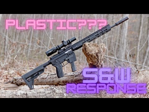 so much plastic! Smith & Wesson Response.