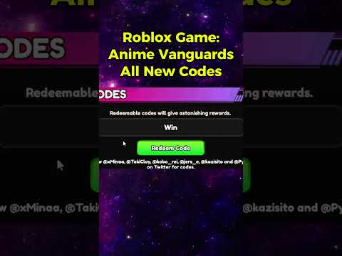 Roblox Anime Vanguards Codes 2024