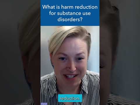 What is harm reduction for substance use disorders? #shorts